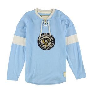 Retro Sport Mens Pittsburgh Blue Jersey, Blue, L, DM